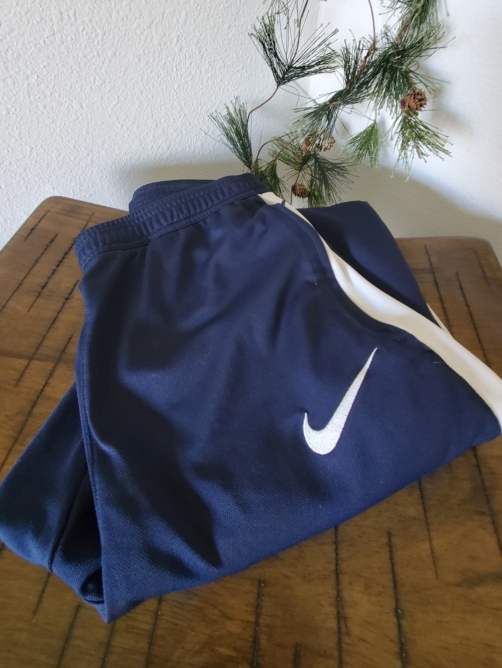Nike Dri-FIT Academy Soccer Training Track Pants Navy Blue Unisex Tapered Leg